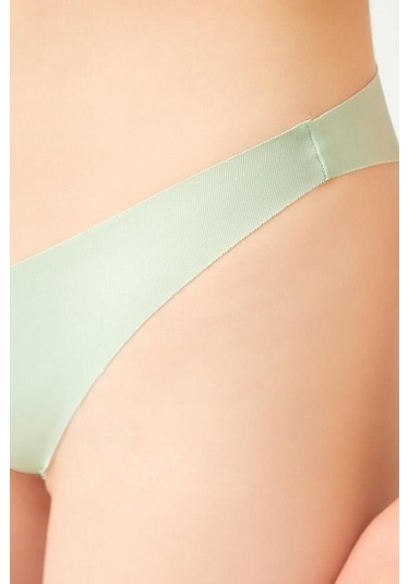 Lazer Kesim Kadın Brezilya Külot 3'lü Paket-1 Çok Renkli 1 Çok Renkli