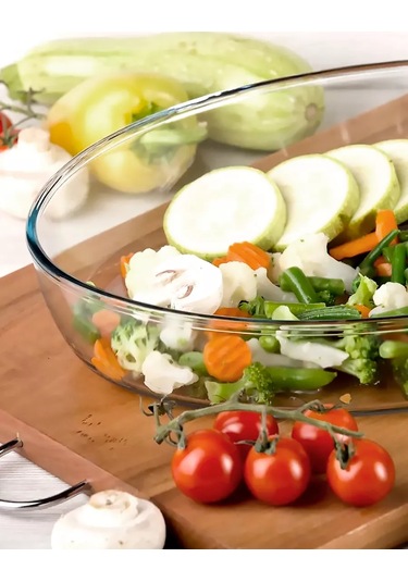 Borcam Oval Fırın Kabı 178801309 Beyaz