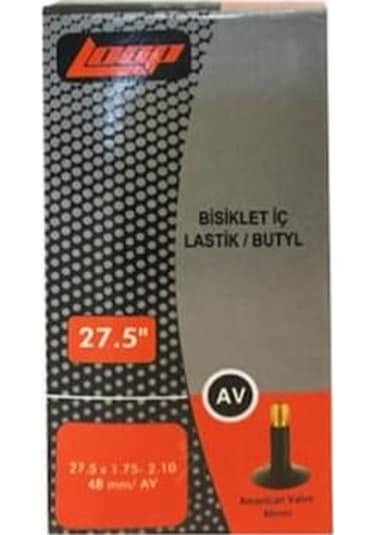 Loop Bisiklet İç Lastik 27.5 x 1.75-2.10 Av48 Kalın Sibop 27,5 JANT İÇ LASTİK