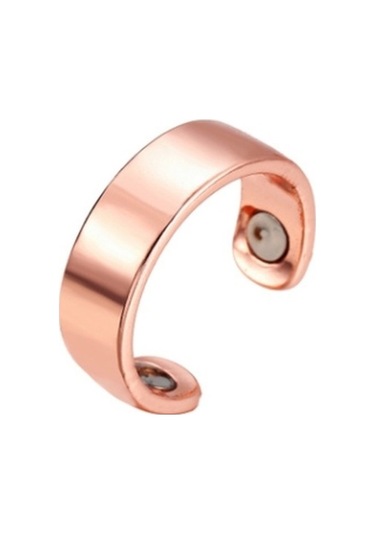 Fastbuy Kişilik Halkası - Çok Renkli Magnetik Sağlık Halkası - Yaratıcı Rose Gold Zımpara Halka Çok Renkli