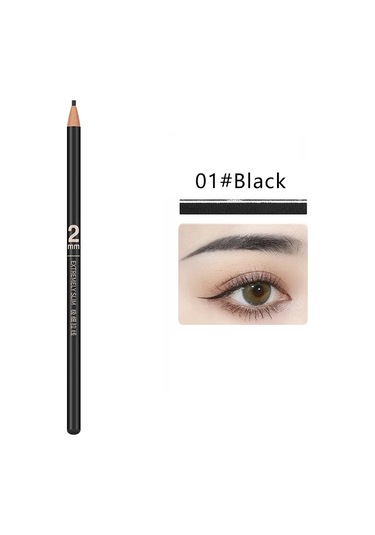 1 Adet Kaş Kalemi Dövme Su Geçirmez Göz Kaş Kalemi Tonu Makyaj Kozmetik 6 Renk 01 0