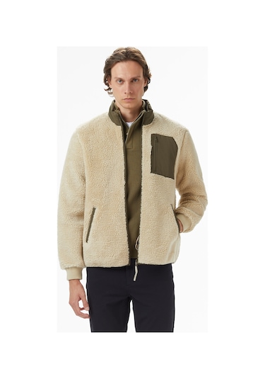 Nautica Erkek Bej Regular Fit Mont Düz J57042t Bej
