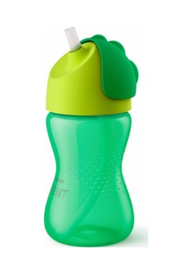 Philips Avent Pipetli Bardak +12 Ay 300 Ml - Yeşil Mor Yeşil