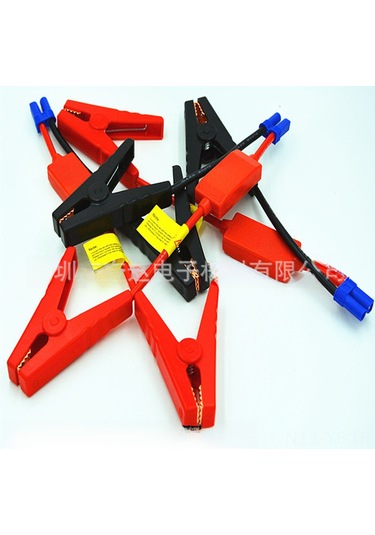 Yifomall Araç Acil Başlatma Klipsi: 10 Numara Silikon Kablolu, Ters Şarj Koruma, Standart Tasarım, Çakmak Klipsi Ek Kablosuz