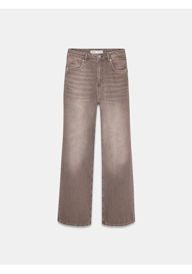 Dilvin 72294 %100 Pamuk Dökümlü Jean-kahve Kahve