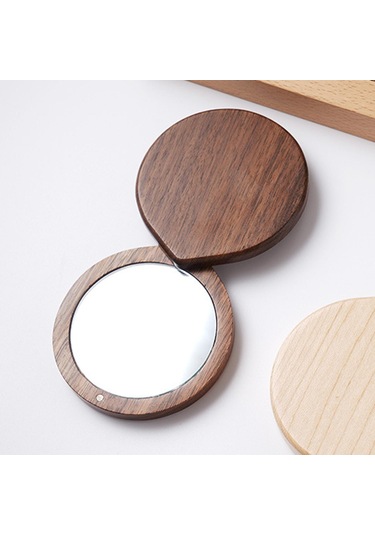 Dolıty Makyaj Aynası Dekorasyonu 360 Dönen Ceviz-ağacı Ceviz Ağacı