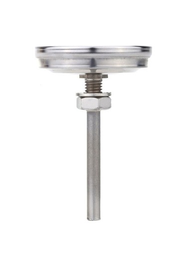 Fortunelane Bbq Isıtıcı Fırın Sıcaklık Ölçer, 100-475 F, Paslanmaz Çelik, Kolay Kurulum, 2.5 İnç Göbekli