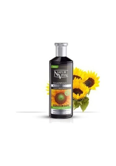 Natur Vital Siyah Renk Koruyucu Parabensiz Organik Şampuan 300 ML