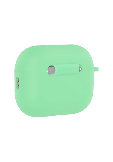 Apple Airpods Pro 3 İle Uyumlu Kılıf Standart Yumuşak Silikon Case Açık Yeşil