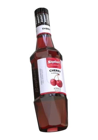 Saphori Kiraz Aromalı Kokteyl Şurubu Kiraz Şurubu 700 Ml