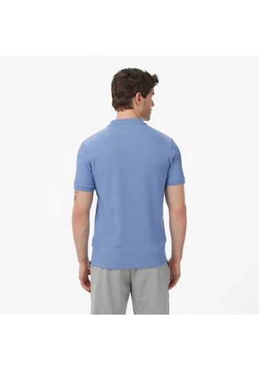 Nautica Slim Fit Polo Yaka Erkek T-shirt K65302t Mavi