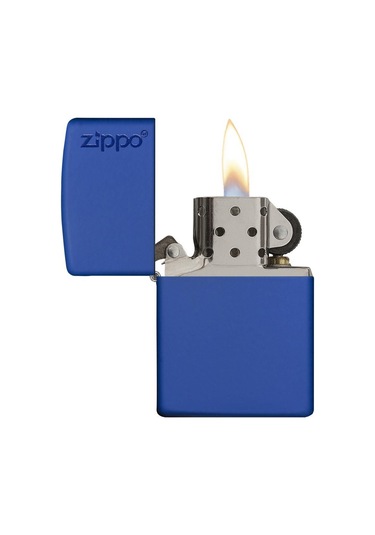 Zippo Çakmak 229Zl Classic Royal Blue Matte Lighter Mavi Logolu