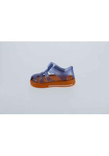 Igor S10270 Star Bicolor Çocuk Mavi Turuncu Sandalet Mavi Turuncu