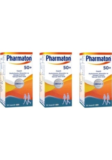 Pharmaton 50 Plus 60 Kapsül 3 Adet