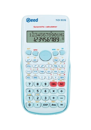 Need Nd-82m Mavi 240 Fonksiyonlu Bilimsel Hesap Makinesi Mavi