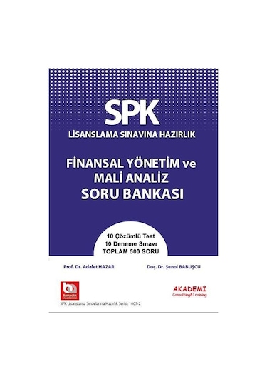 Finansal Yönetim ve Mali Analiz Soru Bankası