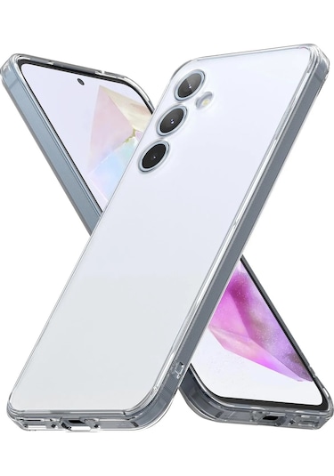 Logis Samsung Galaxy Uyumlu A24 Kılıf Süper Silikon Şeffaf Şeffaf