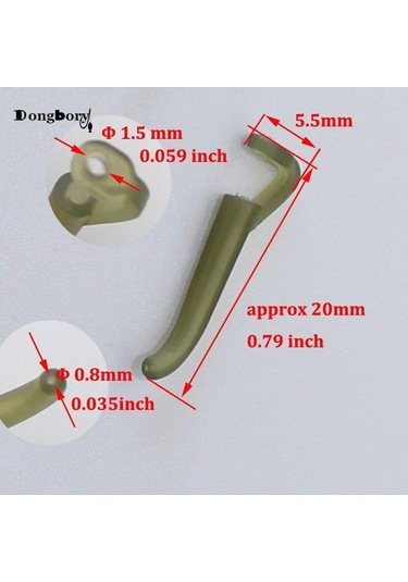 20 Adet Sazan Balıkçılık Aksesuarları Kanca Kollu Hazır D-rig Hattı Hizalayıcı Saç Kuleleri Zig Rig Terminali Bağlantı Pop Up Boilies