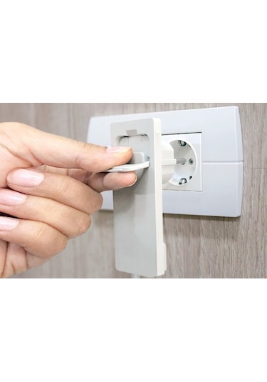 Smart - Ultra Ince / Slim /Yassı Topraklı Fiş 5Mm - Beyaz / Siyah Beyaz