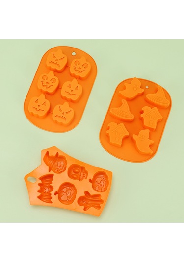 Parça Silikon Pişirme Kalıbı Yapışmaz Kalıplar Yaratıcı Pişirme A Beyaz