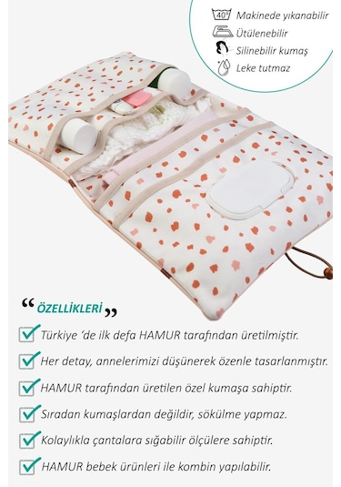 Bebek Alt Açma Bakım Çantası Organizer