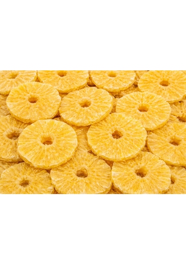 Fırında Kurutulmuş Ananas Kurusu 1 Kg Katkısız & Doğal