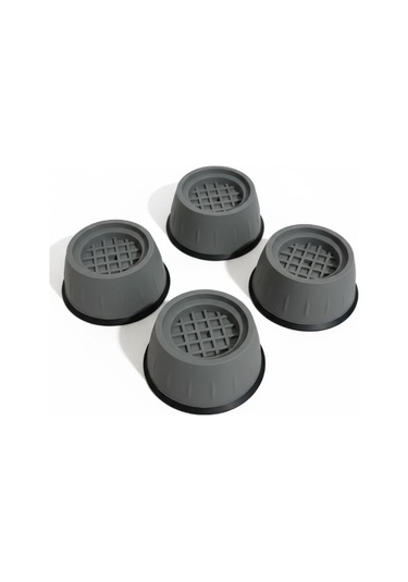 Titreşim Önleyici Çamaşır Makinesi Ayak Pedi - 4 Lü Set Kaymaz - Sessiz - Zemin Koruyucu Çok Renkli