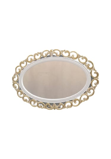 Ayna-Dresuar Motifli Model Parlak Gold Renk Kayın Torna Kutu Içi(486072426) Altın