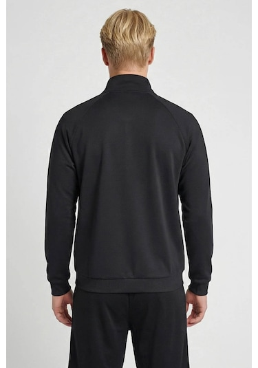 Hummel Hmlyerno Zıp Fermuarlı Siyah Erkek Sweatshirt 922532-2001