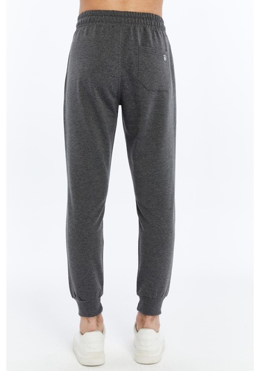 Axxel Erkek Gri Yüksek Bel Ön Arka Cepli Eşofman Altı-p782 Gri