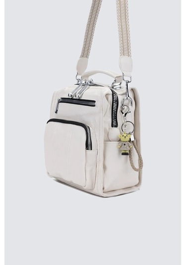 Yumuşak Deri Sırt Ve Çapraz Çanta Camel