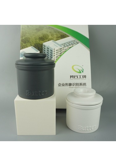 Tenfowee Beyaz Seramik Tereyağı Saklama Kabı Seti - Peynir Ve Tereyağı İçin Pratik Mutfak Aksesuarı Beyaz