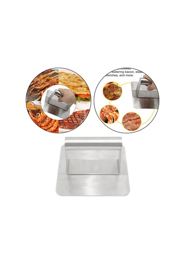 1/2 Izgara Presi 304 Paslanmaz Çelik 5,5 İnç Pastırma Presi 1 Set