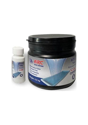 ARC - RTV-2 1.Sınıf Kalıp Silikonu 0,5 KG KIT