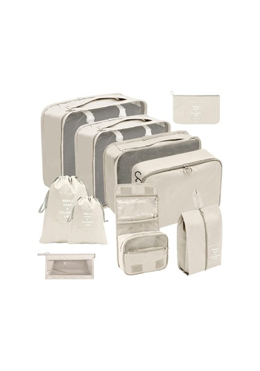 Suntek 10 Adet Sıkıştırma Ambalaj Küpleri Seyahat Bagaj Diğer