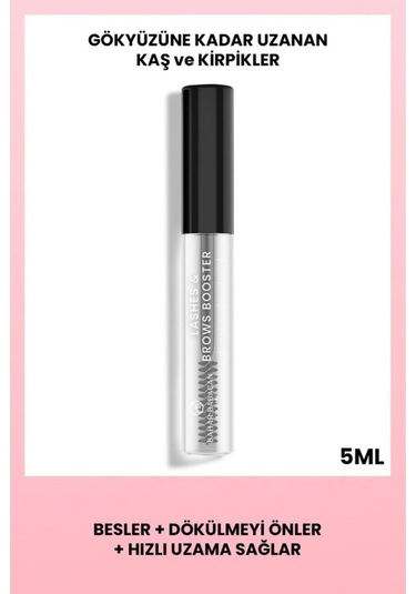 Bahar Babacan Argan Yağı İçerikli Besleyici Uzatıcı Güçlendirici Kaş ve Kirpik Serumu 5 ML