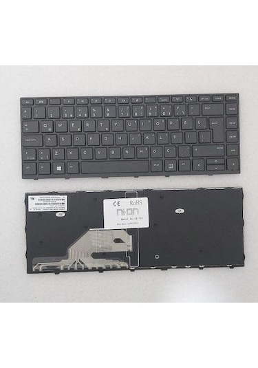 Nion Hp Probook 430 G5 Uyumlu Notebook Laptop Klavye Siyah Tr