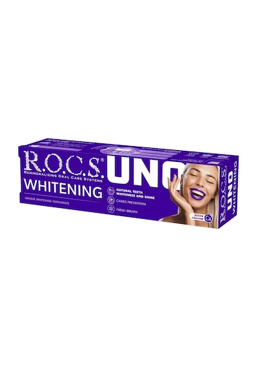Rocs Uno Whitening Hızlı Beyazlatıcı Diş Macunu 60 ML