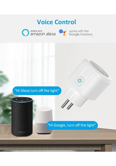 Monyee Wifi İle Akıllı Prizi 16a - Avrupa Standartı, Akıllı Kontrol