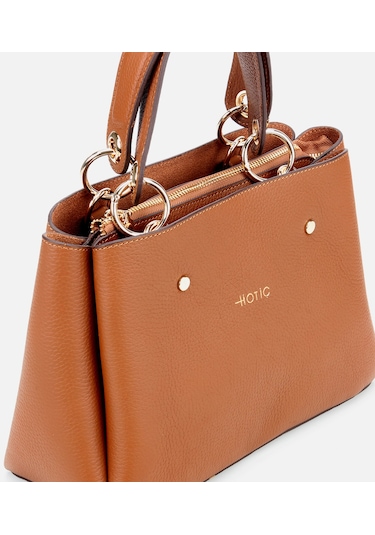 Hotiç Kadın Deri Taba Omuz Çantası 03cah309180a370 Taba