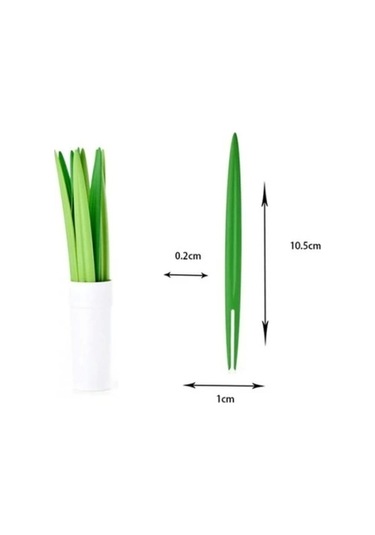 Yaprak Şeklinde Kokteyl Çubukları Renkli