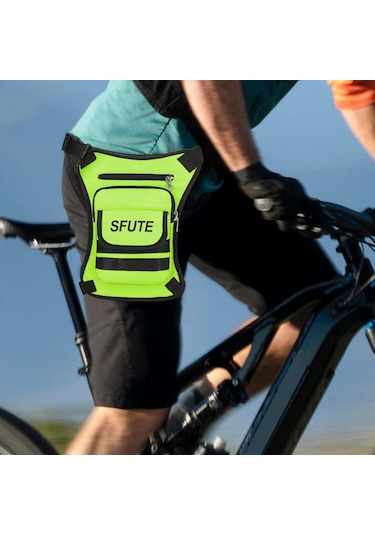 Suntek Uyluk Düşük Bacak Çantası Moda Ve Şık Yeşil