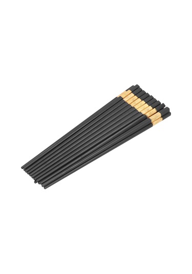 Skycity 24cm Cam Fiberlı 10 Çift Çubuk: Kaymaz Dizayn, Yıkama Makinesine Uygun, Yeniden Kullanılabilir, Metal/kolay Kullanıma Uygun Asya Yemeği Çubukları Diğer