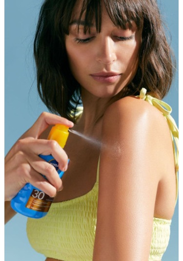 Sun Spf30 Koruma & Bronzluk Güneş Yağı 200 Ml Sprey,yüksek Güneş Koruyucu Ve Doğal Bronzlaştırıcı