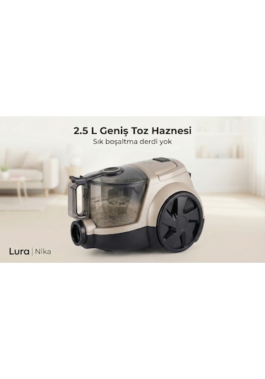 Lura Nika 154R ​​750 W Toz Torbasız Süpürge