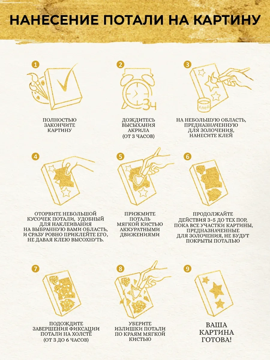 Fluid Sayılarla Boyama Tuvali 37x32 Cm 278981476