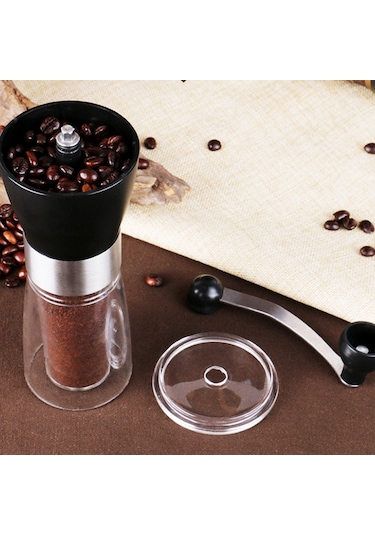 Yaleker El İle Çekirdek Öğütücü - Çay, Zeytin, Biber Vb. Çeşitli Malzemeler İçin Uygulanabilir, Ayarıyla İnce/kalın Toz Alın, Cam Ve Paslanmaz Çelik Malzeme, Kolay Temizlenir Diğer