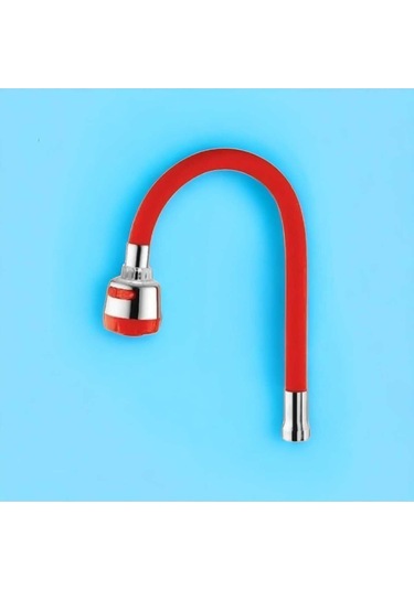 Mintev Mutfak Evye Oynar Başlıklı 2 Fonksiyonlu Esnek Spiralli Renkli Lavabo Musluk Borusu