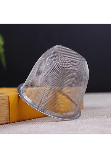 Jms Yeniden Kullanılabilir Paslanmaz Çelik Tel Örgü Çay Süzgeci Çaydanlık Çay Yaprağı 6cm