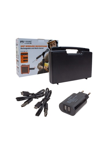 Magıcvoıce Mv-19596 Uhf Enstrüman Tip Kablosuz Mikrofon Üçlü Set Kürsü Yaka Mikrofonu Li Xrl Li Gitar İçin Uygun